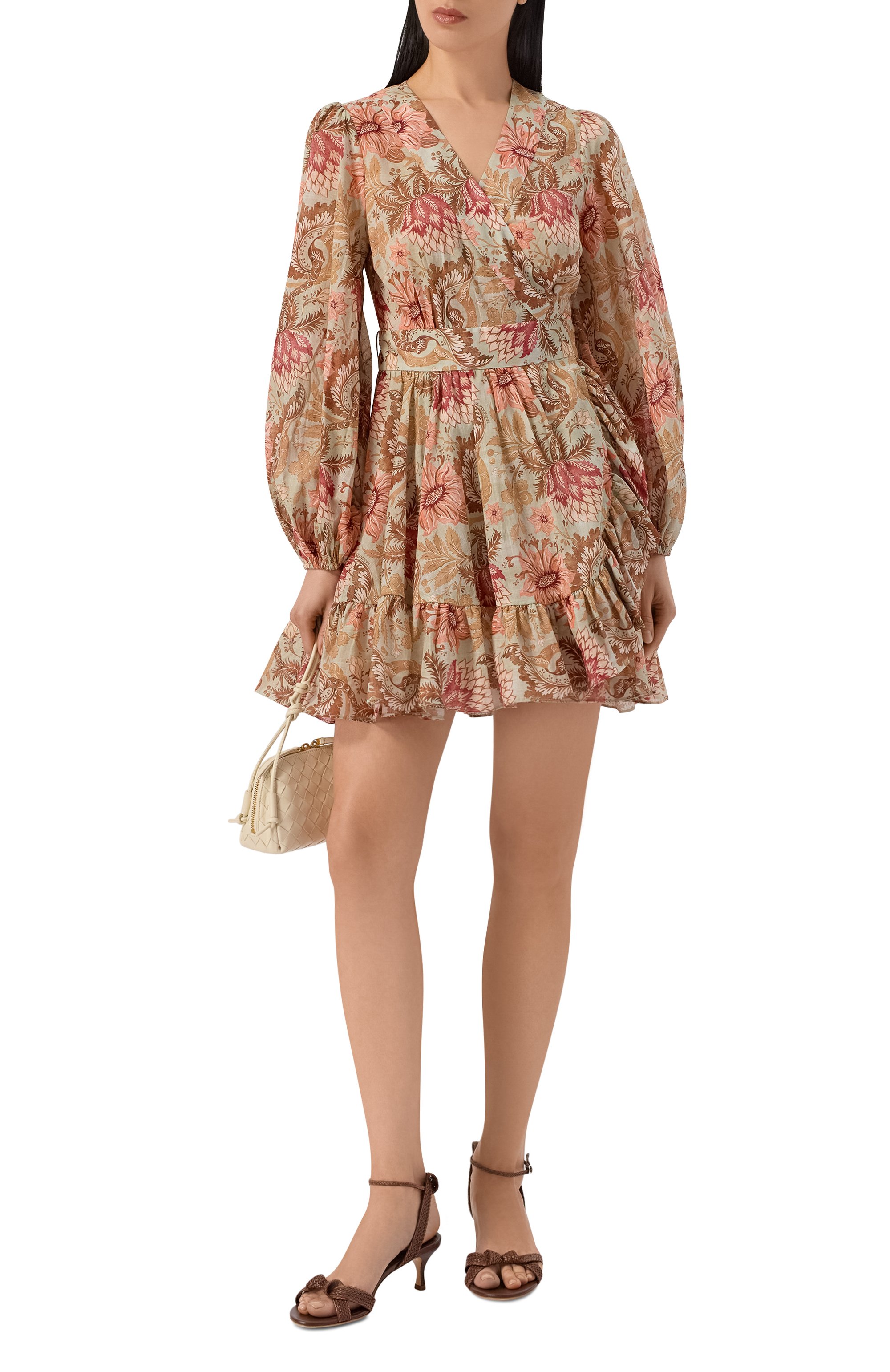 Босоножки julia mariposa 50 CASADEI коричневого цвета по цене 89250 руб., арт. 1L454B0501/C3019, фото 3 Босоножки julia mariposa 50 CASADEI, арт. 1L454B0501/C3019, фото 3