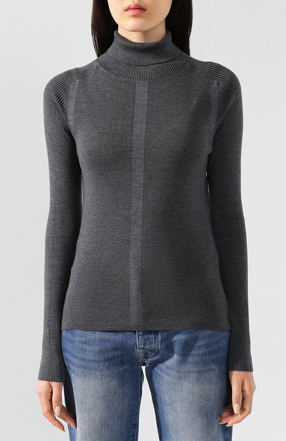Водолазка из смеси шерсти и хлопка FALKE, арт. 64035_, фото 3