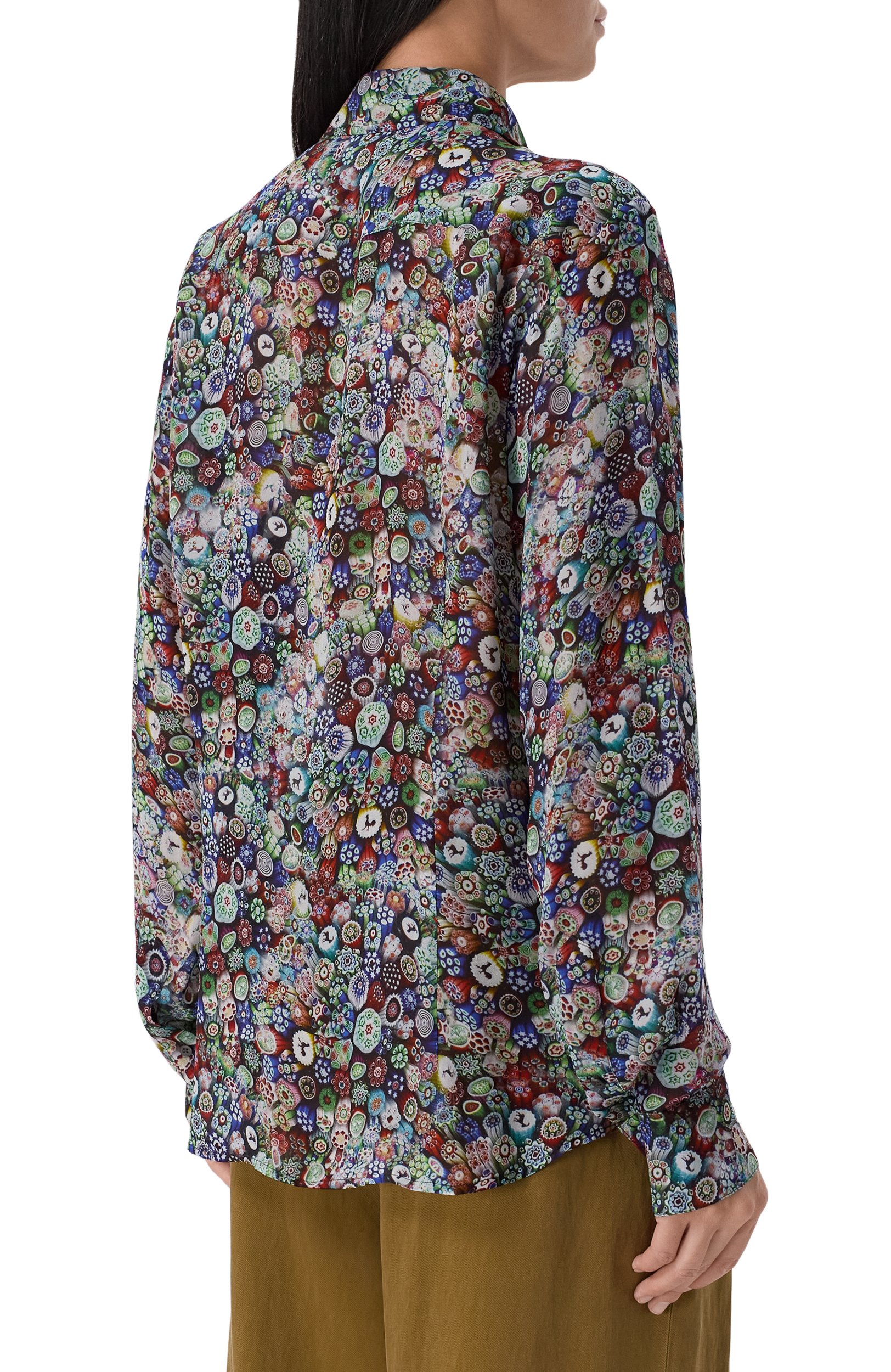 Рубашка из вискозы DRIES VAN NOTEN, арт. 262-130716/4005, фото 4