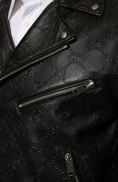 Кожаная куртка GUCCI, арт. 674312/XNAPN, фото 5