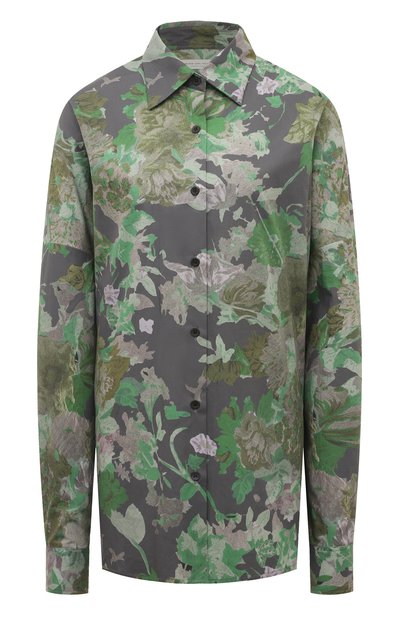 Женская хлопковая рубашка DRIES VAN NOTEN, арт. 232-010709-7100