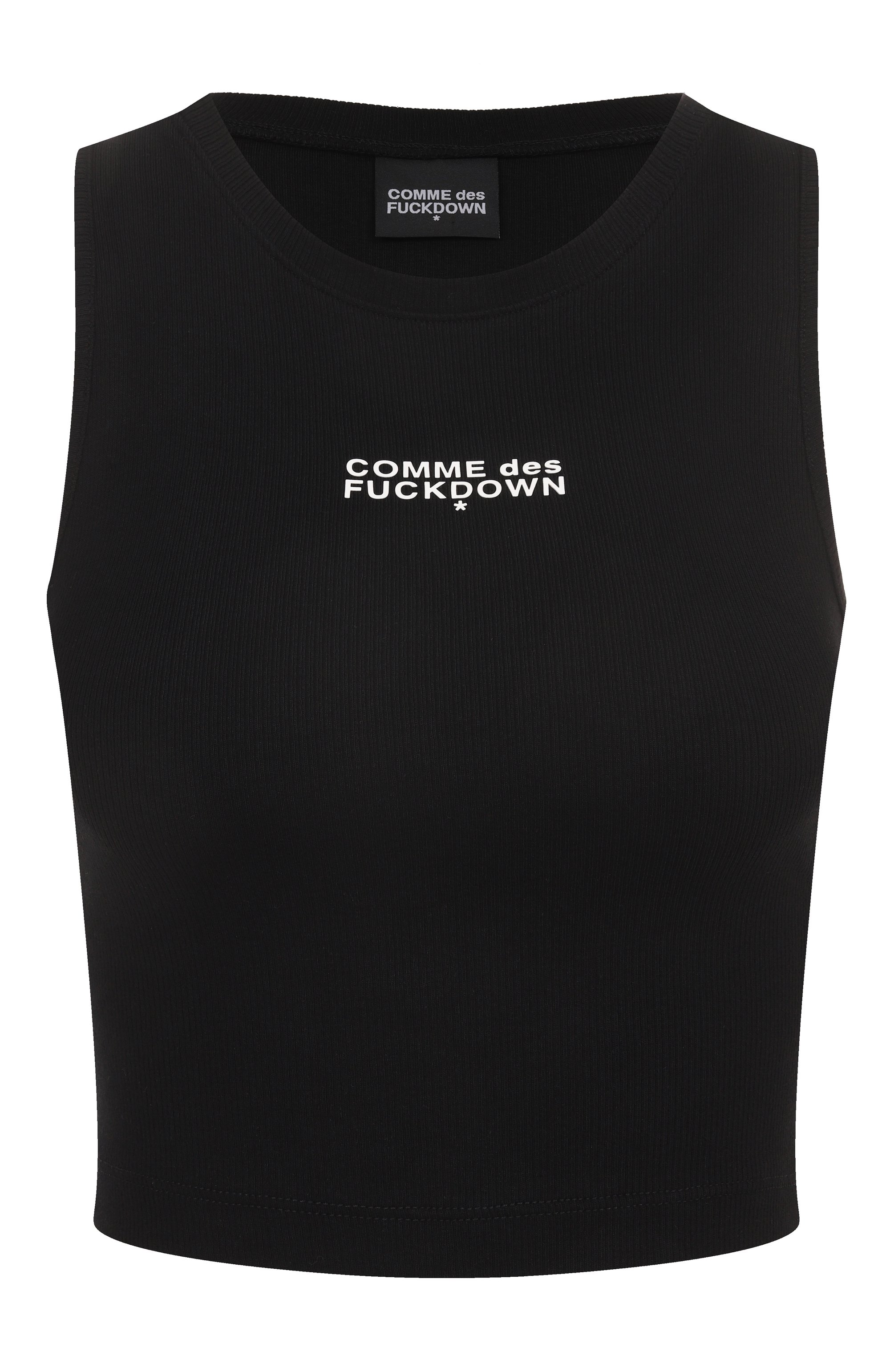 Хлопковый топ COMME DES FUCKDOWN, арт. CFABW01240, фото 1
