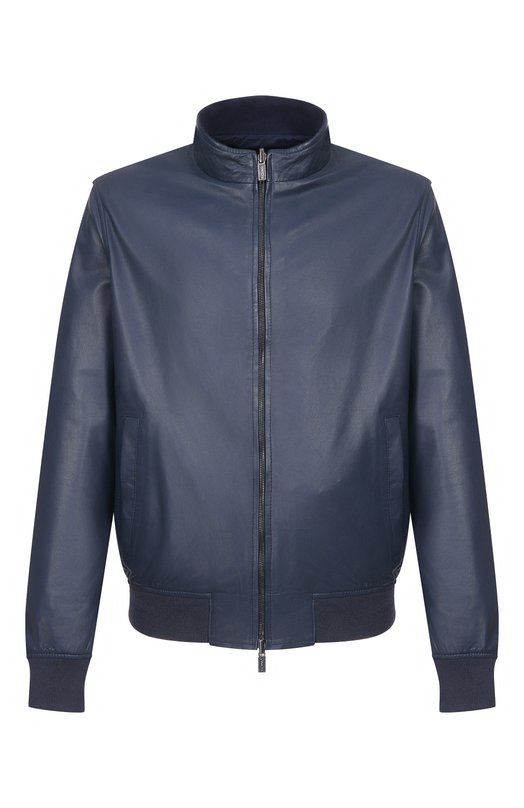 Двусторонний кожаный бомбер Gimo's 6S20.1.090.62R/112 Синий 6S20.1.090.62R/112
