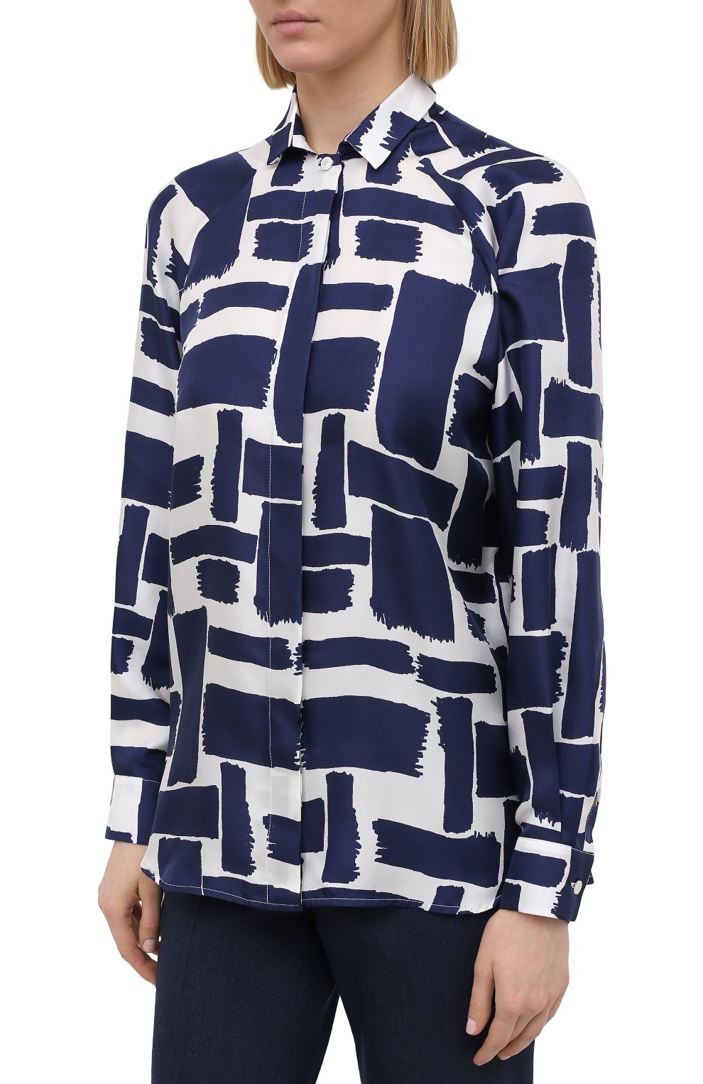 Шелковая рубашка KITON, арт. D51408K09T43, фото 3