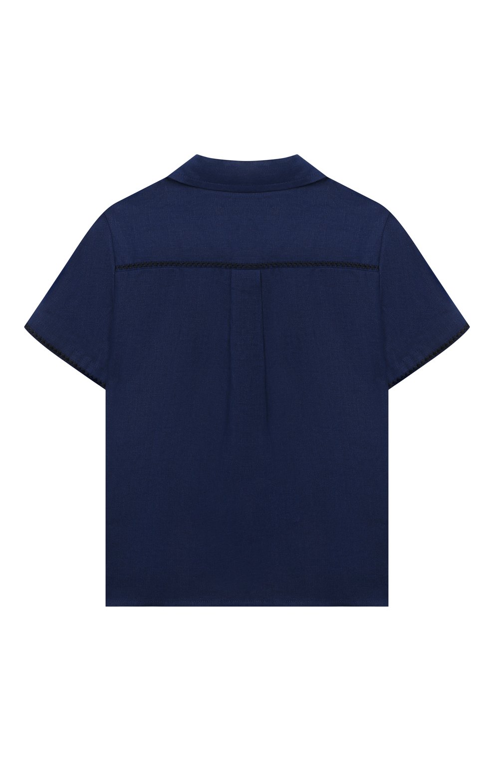 Льняная рубашка LORO PIANA синего цвета по цене 38250 руб., арт. FAL5894, фото 2 Льняная рубашка LORO PIANA, арт. FAL5894, фото 2