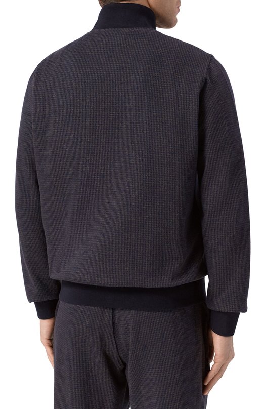 Хлопковая толстовка Andrea Campagna 19M466.SZ00.CAMP./52 Синий  19M466.SZ00.CAMP./52 Фото 4
