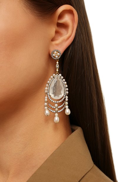 Серьги pearls of wisdom QUEENSBEE, арт. 202243, фото 2