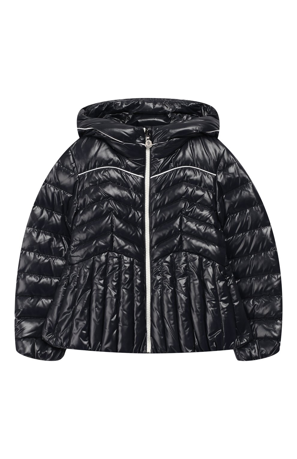 Пуховая куртка на молнии с капюшоном MONCLER ENFANT, арт. D2-954-46871-05-68950/8-10A, фото 1