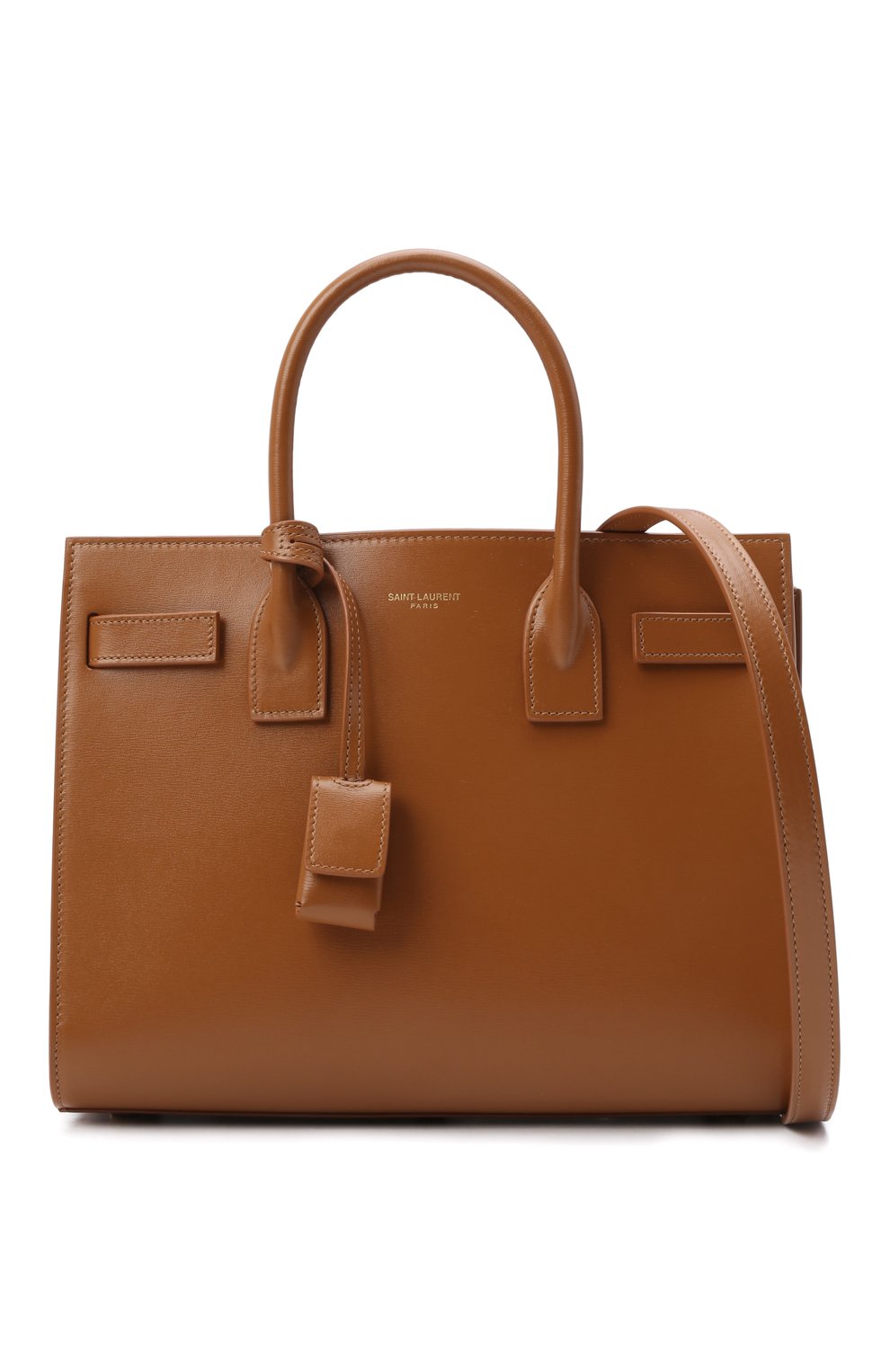 Сумка sac de jour baby SAINT LAURENT темно-бежевого цвета по цене 385000 руб., арт. 421863/02G9W, фото 4 Сумка sac de jour baby SAINT LAURENT, арт. 421863/02G9W, фото 4