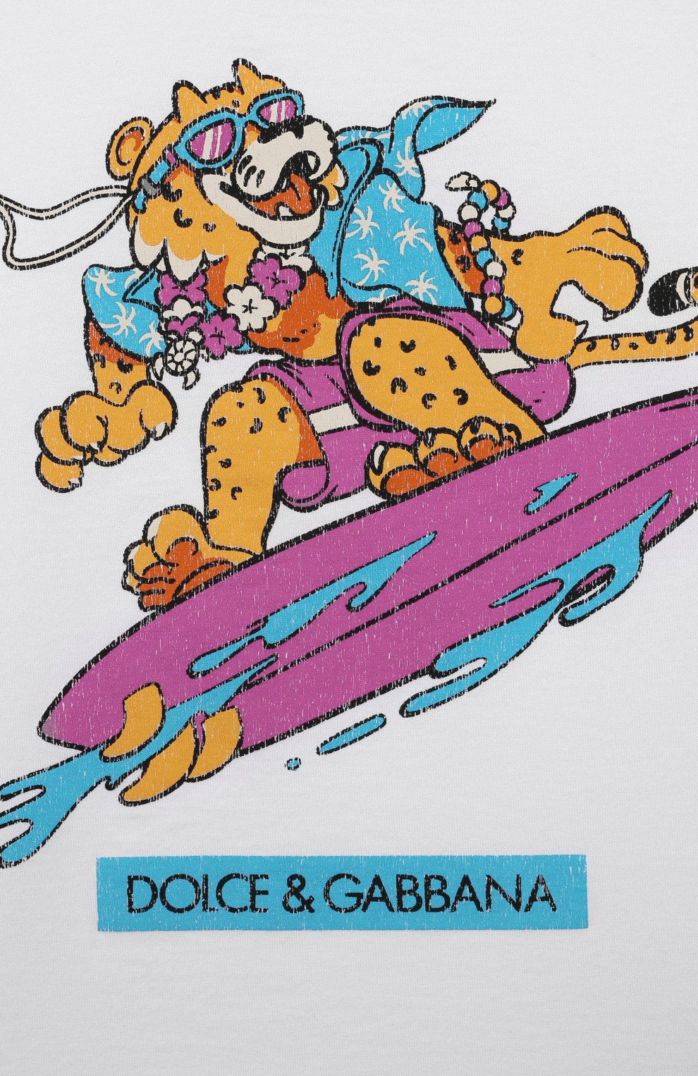 Хлопковая футболка DOLCE & GABBANA, арт. L4JTEY/G7M6A/2-6, фото 3