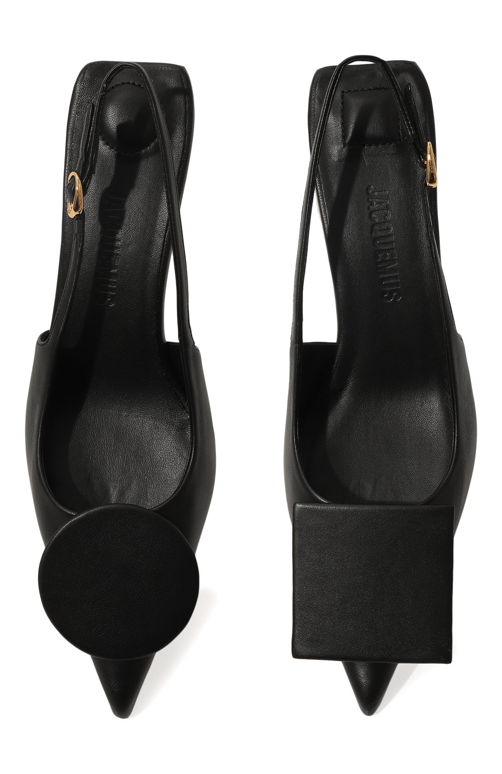 Кожаные туфли les slingbacks duelo basses JACQUEMUS, арт. 24E241F0076/3073, фото 6