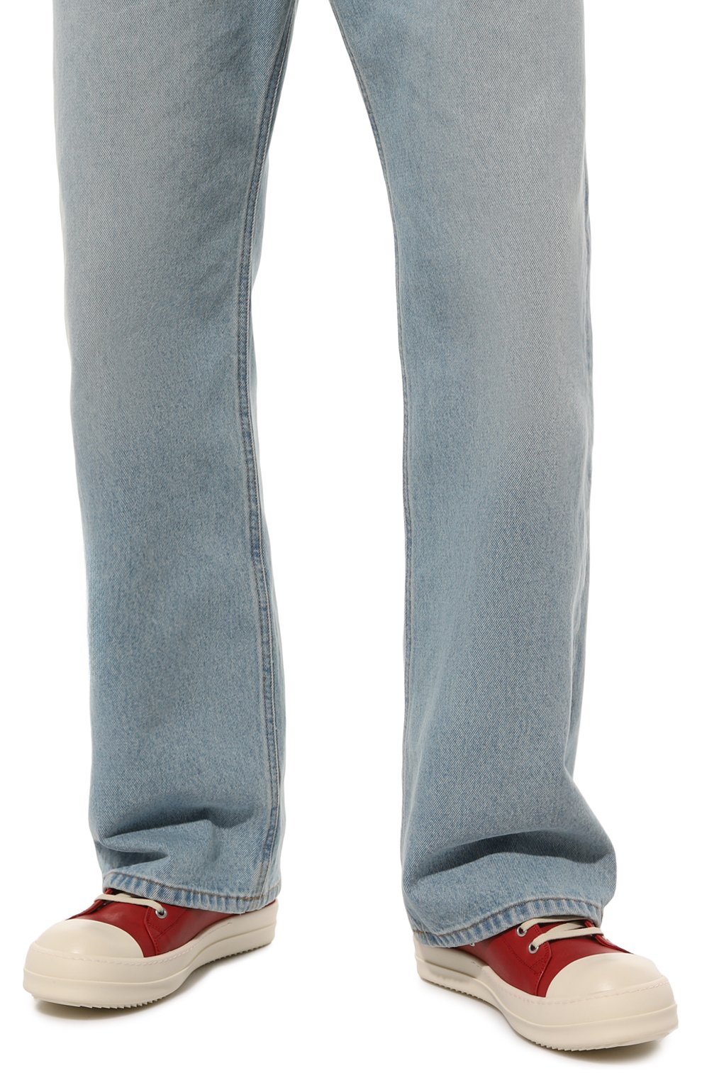 Кожаные кеды lido low RICK OWENS, арт. RU01D3891/L00, фото 3