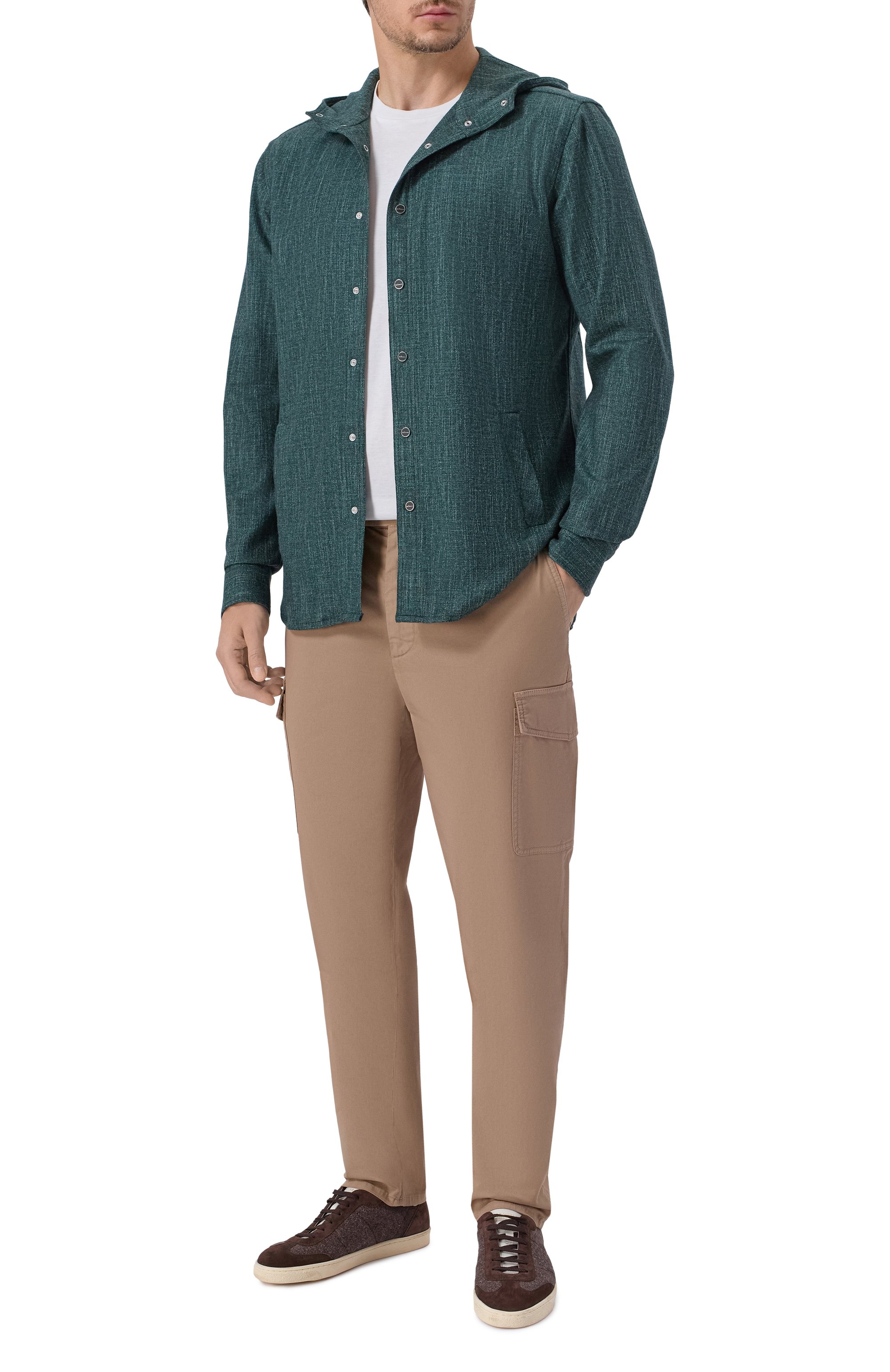 Рубашка из шерсти и шелка KITON, арт. UMCMARK0119G12, фото 2