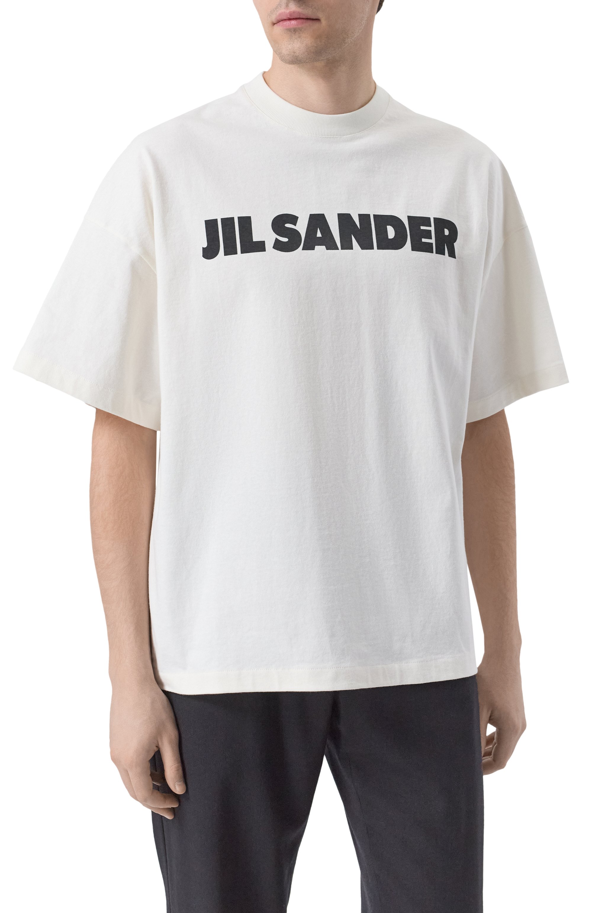 Хлопковая футболка JIL SANDER, арт. J21GC0001/J45148, фото 3