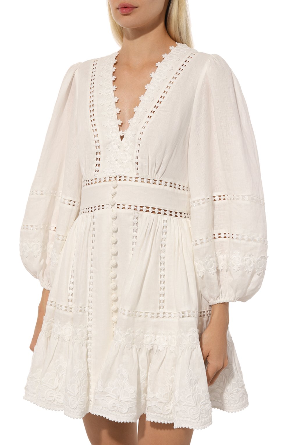 Льняное платье ZIMMERMANN, арт. 1302DSS244, фото 3