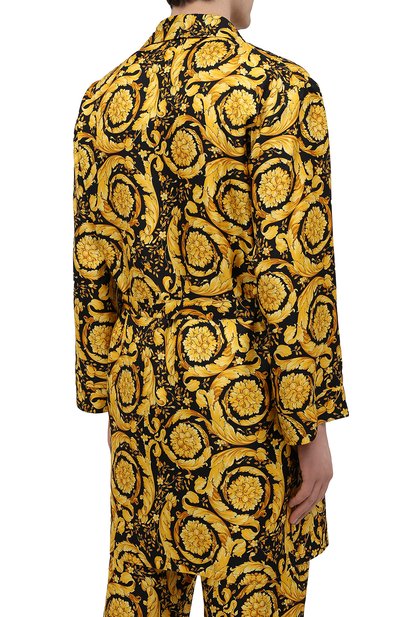 Шелковый халат VERSACE, арт. AUU05062/A232999, фото 4