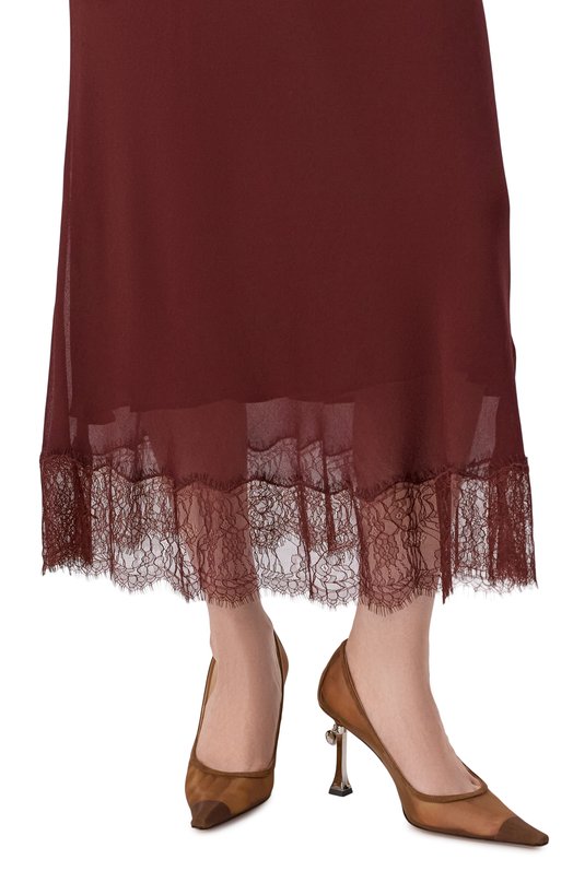 Текстильные туфли Puffy Heart Ring 95 Mach & Mach PF25-S0964-95-X22-BRW Коричневый  PF25-S0964-95-X22-BRW Фото 2