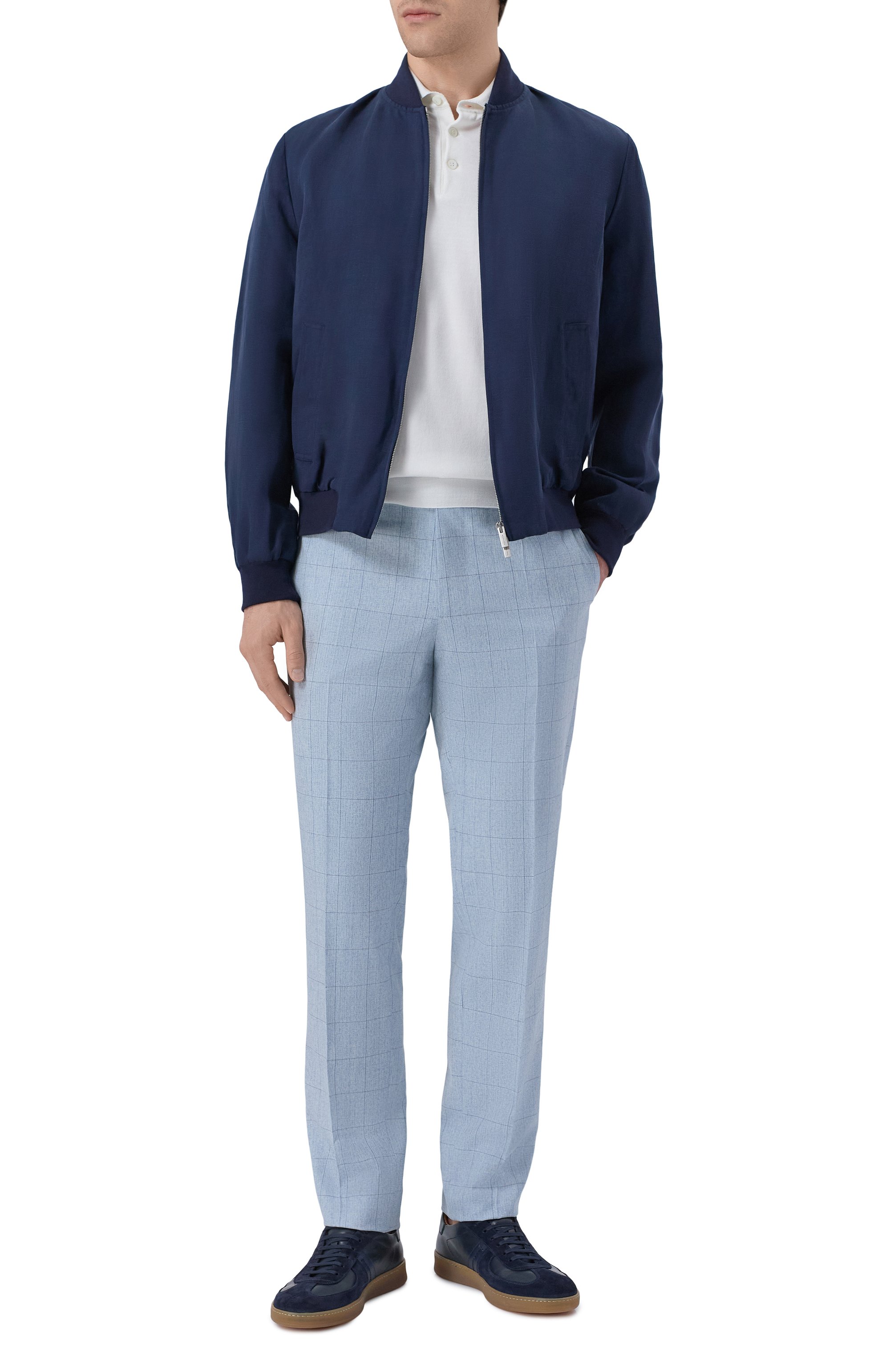 Брюки из шерсти и хлопка BERWICH, арт. VULCAN023/GB1868, фото 2