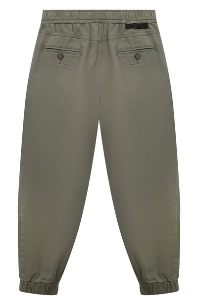 Хлопковые брюки-карго STELLA MCCARTNEY хаки цвета по цене 15950 руб., арт. TS6P90, фото 2 Хлопковые брюки-карго STELLA MCCARTNEY, арт. TS6P90, фото 2