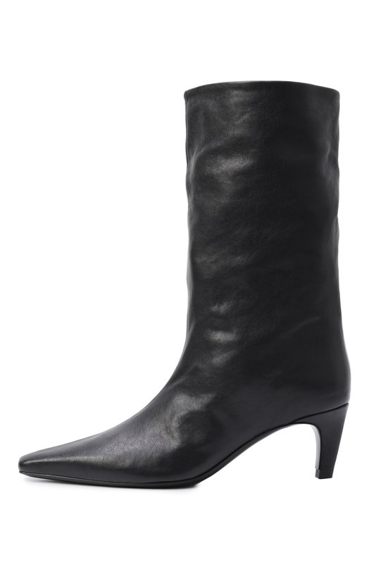 Кожаные сапоги Cave Mid Jude CAVE MID CALF B00T/LEATHER Чёрный  CAVE MID CALF B00T/LEATHER Фото 4