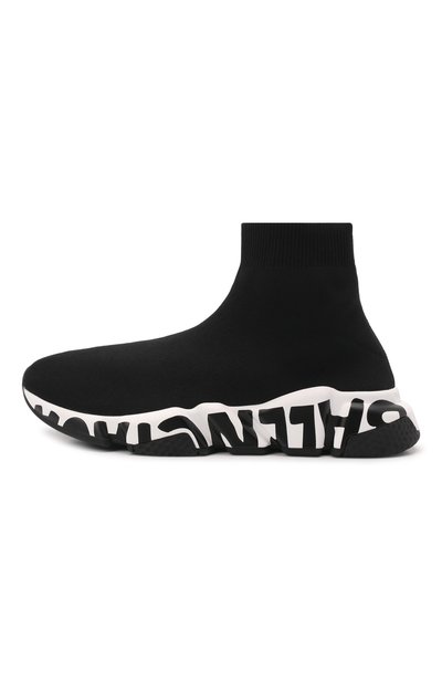 Текстильные кроссовки speed graffiti BALENCIAGA, арт. 605942/W2DB7, фото 4