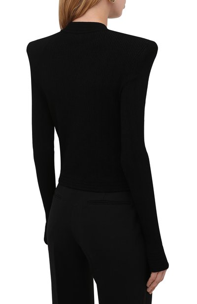 Кардиган из вискозы BALMAIN черного цвета по цене 154500 руб., арт. WF1KL005/K211, фото 4 Кардиган из вискозы BALMAIN, арт. WF1KL005/K211, фото 4
