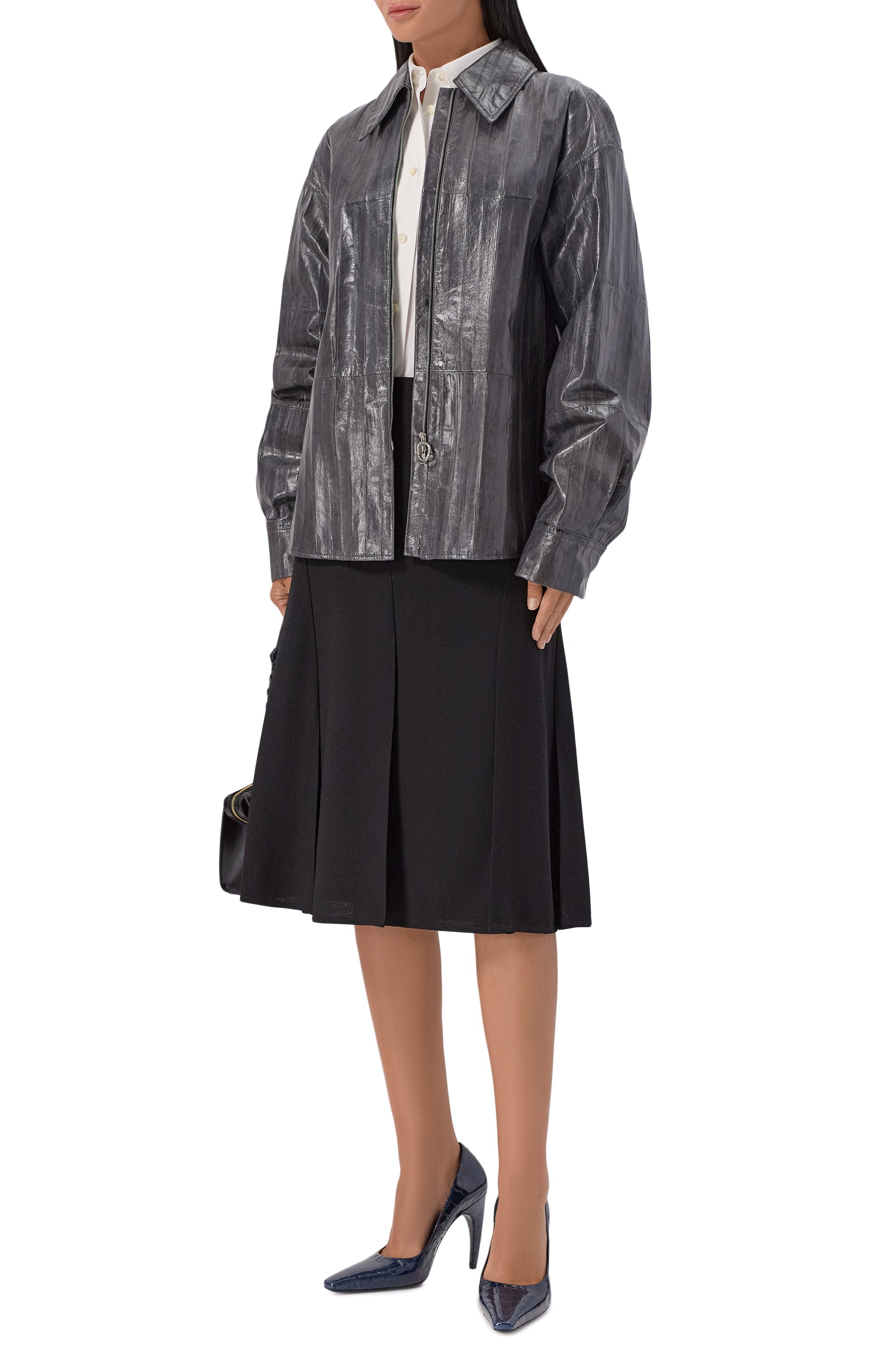 Шерстяная юбка JIL SANDER, арт. J02MA0376/J40356, фото 2