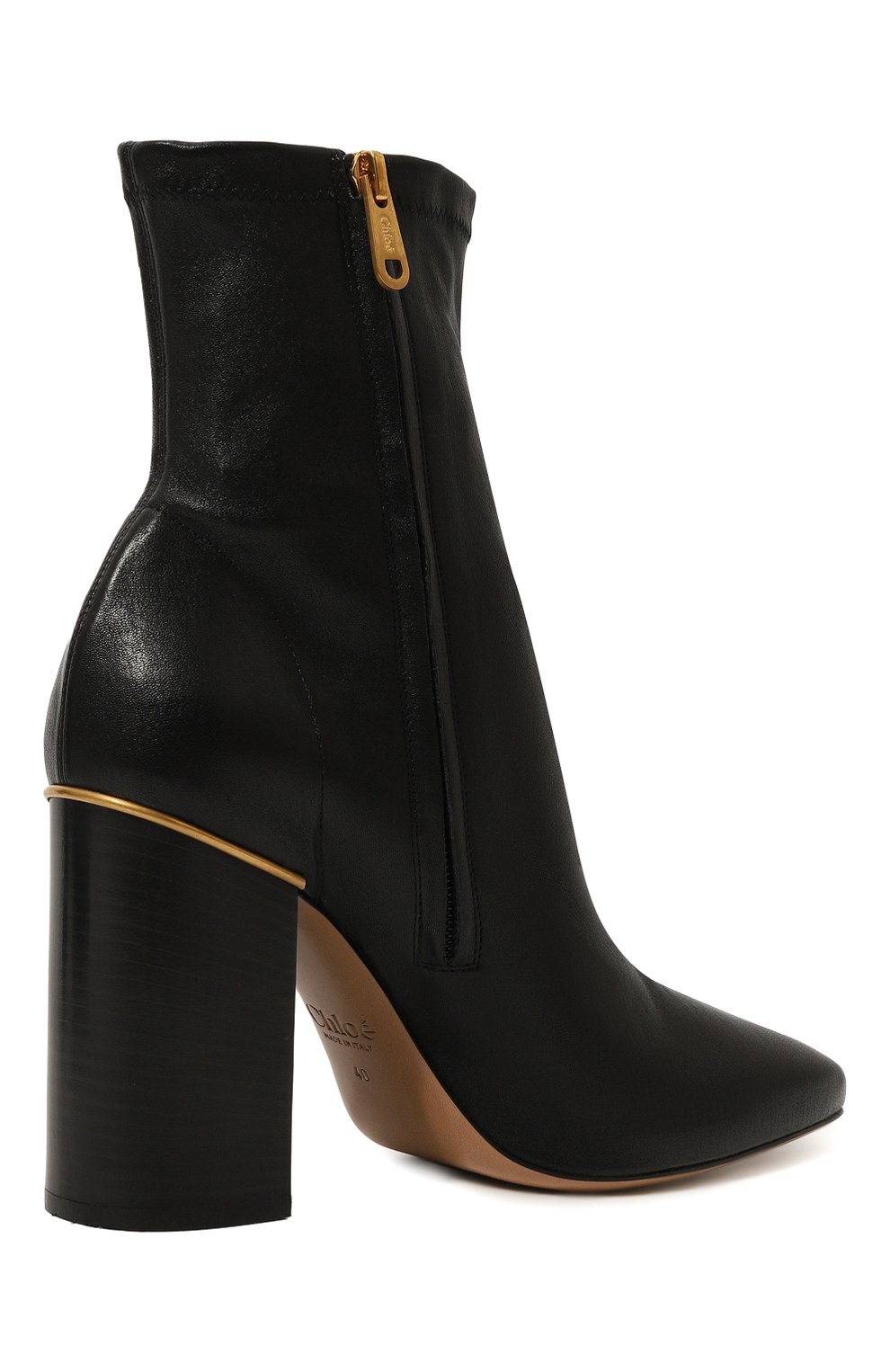 Кожаные ботильоны ambre CHLOÉ, арт. CHC24A03ALY, фото 5