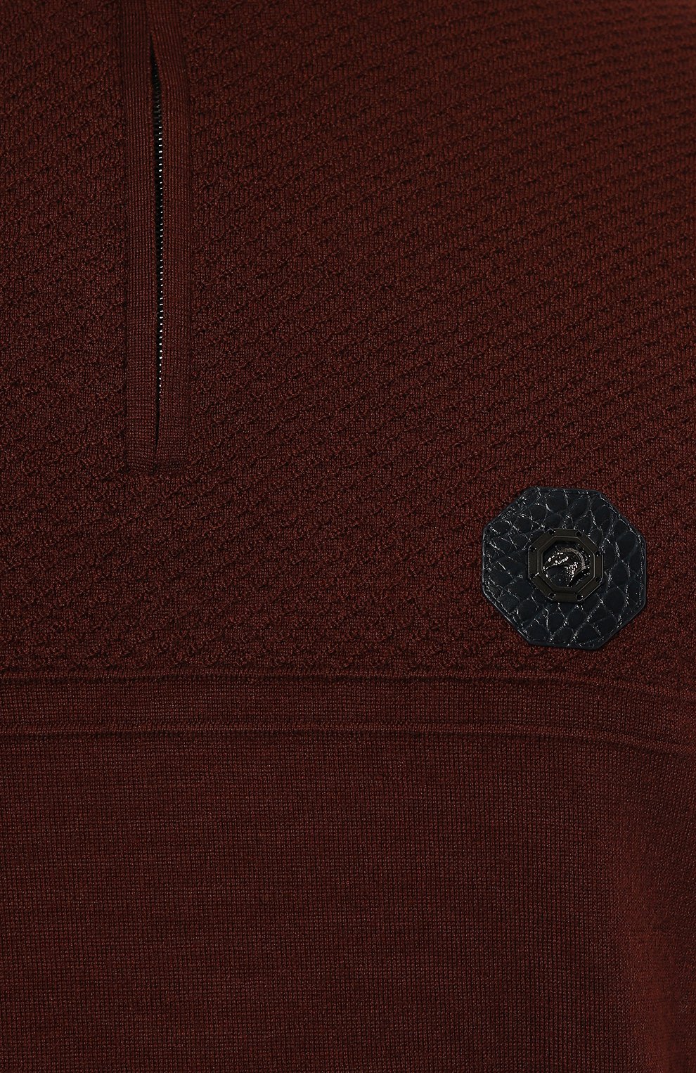 Шерстяной джемпер STEFANO RICCI бордового цвета по цене 120000 руб., арт. KE06005AL1/E24301, фото 5 Шерстяной джемпер STEFANO RICCI, арт. KE06005AL1/E24301, фото 5