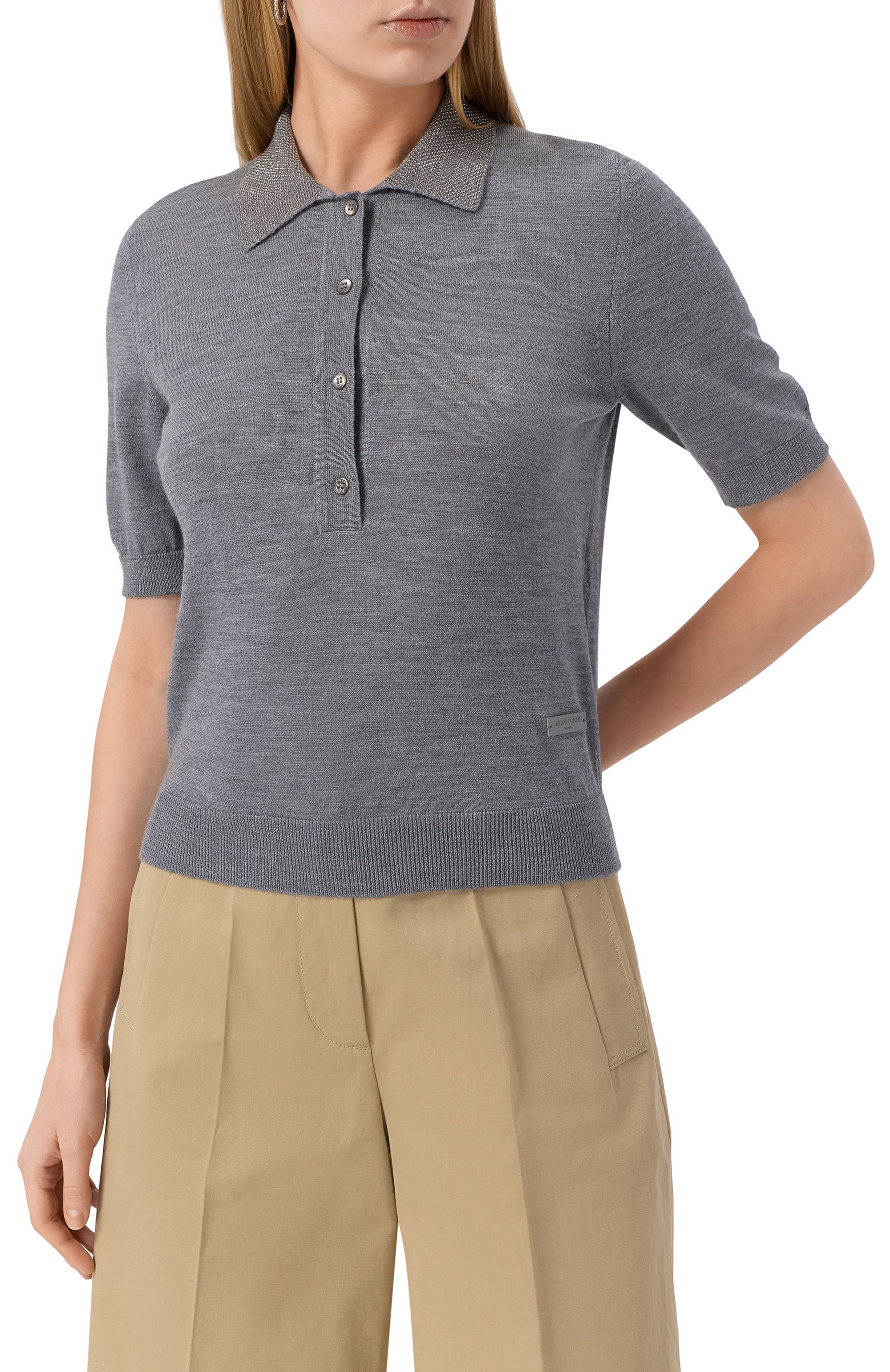 Шерстяное поло JACOB COHEN, арт. 25E P/JDM_SP001 003 X0011 FL, фото 3