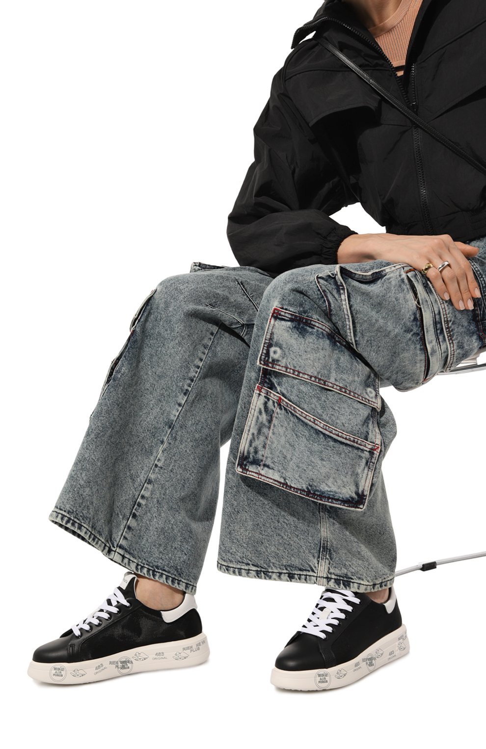 Комбинированные кеды belle PREMIATA, арт. BELLE/VAR6278, фото 3