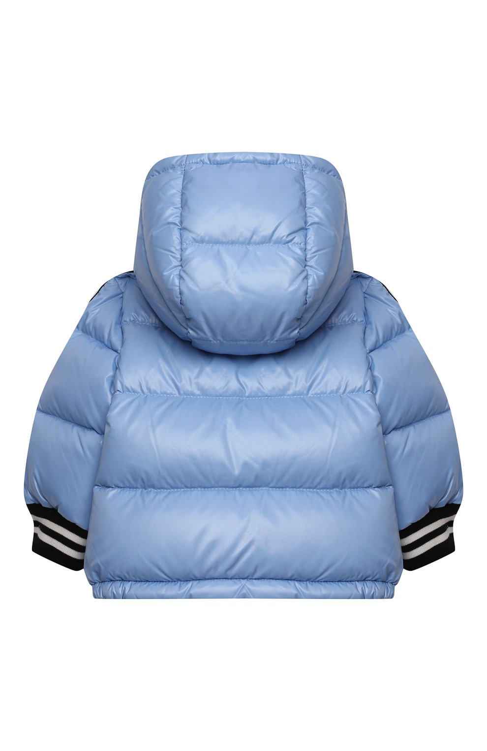 Комплект из комбинезона и куртки MONCLER голубого цвета по цене 69950 руб., арт. G2-951-1F515-20-68950/9-12M, фото 3 Комплект из комбинезона и куртки MONCLER, арт. G2-951-1F515-20-68950/9-12M, фото 3