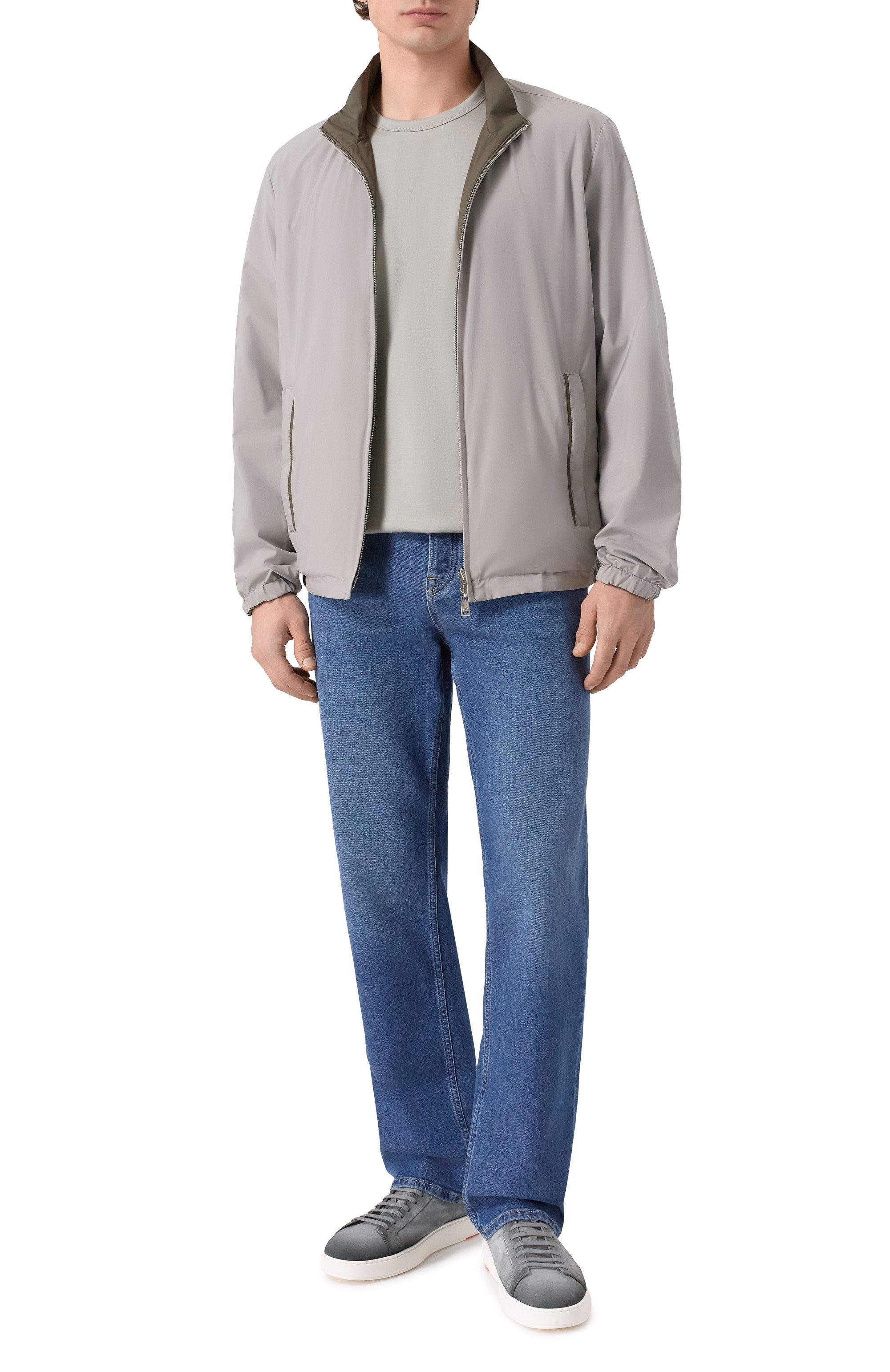 Замшевые кеды cleanic SANTONI, арт. MBCG21571BARTA0L, фото 2