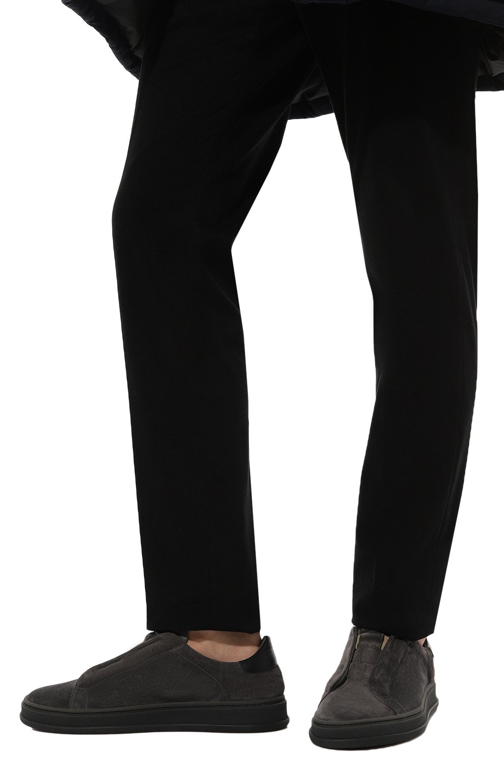 Замшевые кеды KITON, арт. USSA203N0110509, фото 3