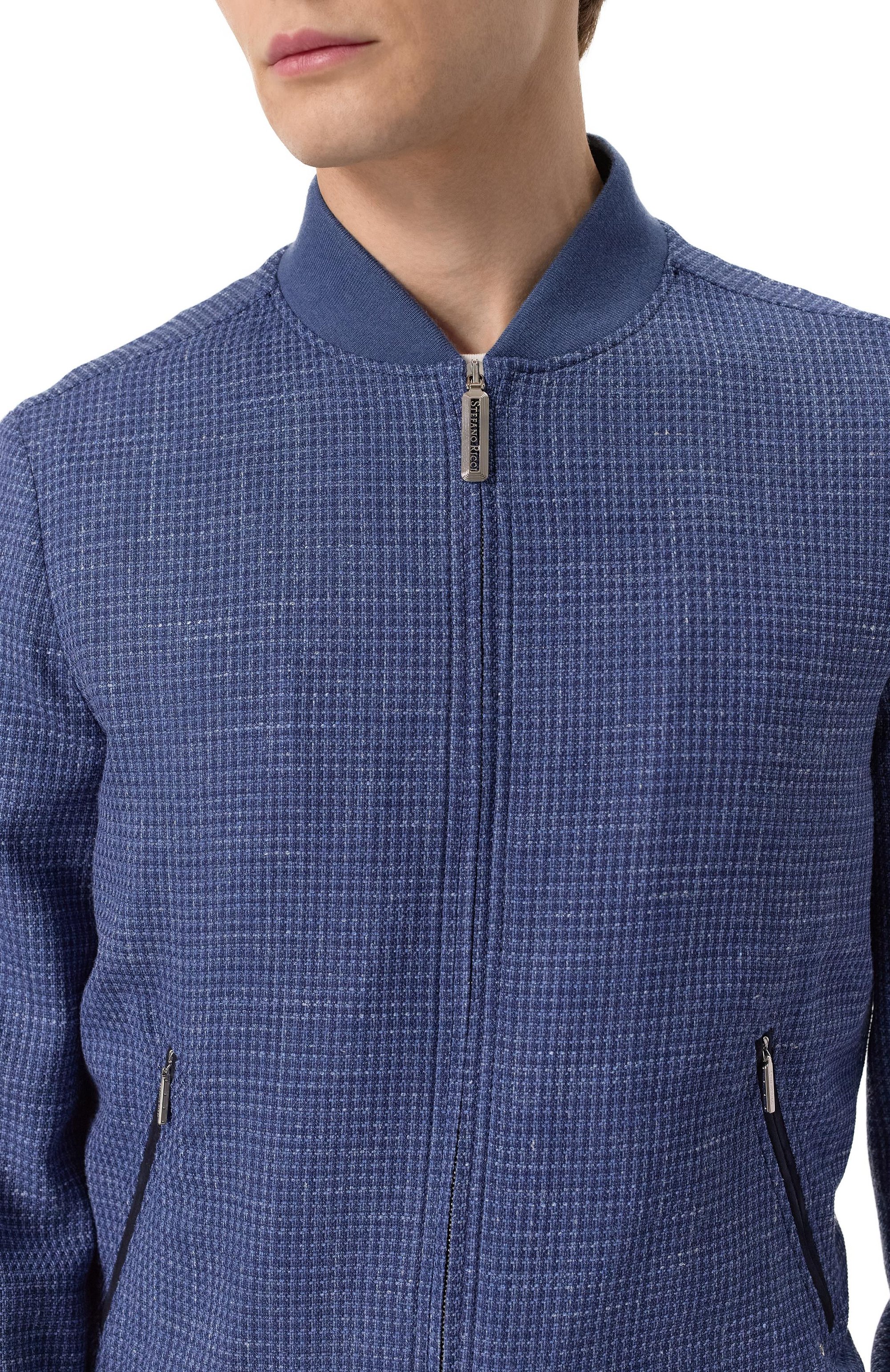 Бомбер из шерсти и шелка STEFANO RICCI, арт. MZJ5100070/LP50HA/68, фото 5