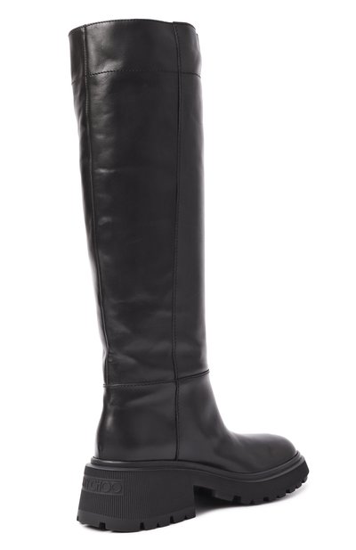 Кожаные сапоги tamsin JIMMY CHOO, арт. TAMSIN KB FLAT/WLZ, фото 5