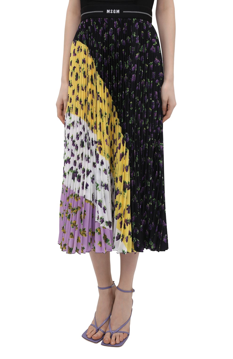 Плиссированная юбка MSGM, арт. 3042MDD112P 217485, фото 3