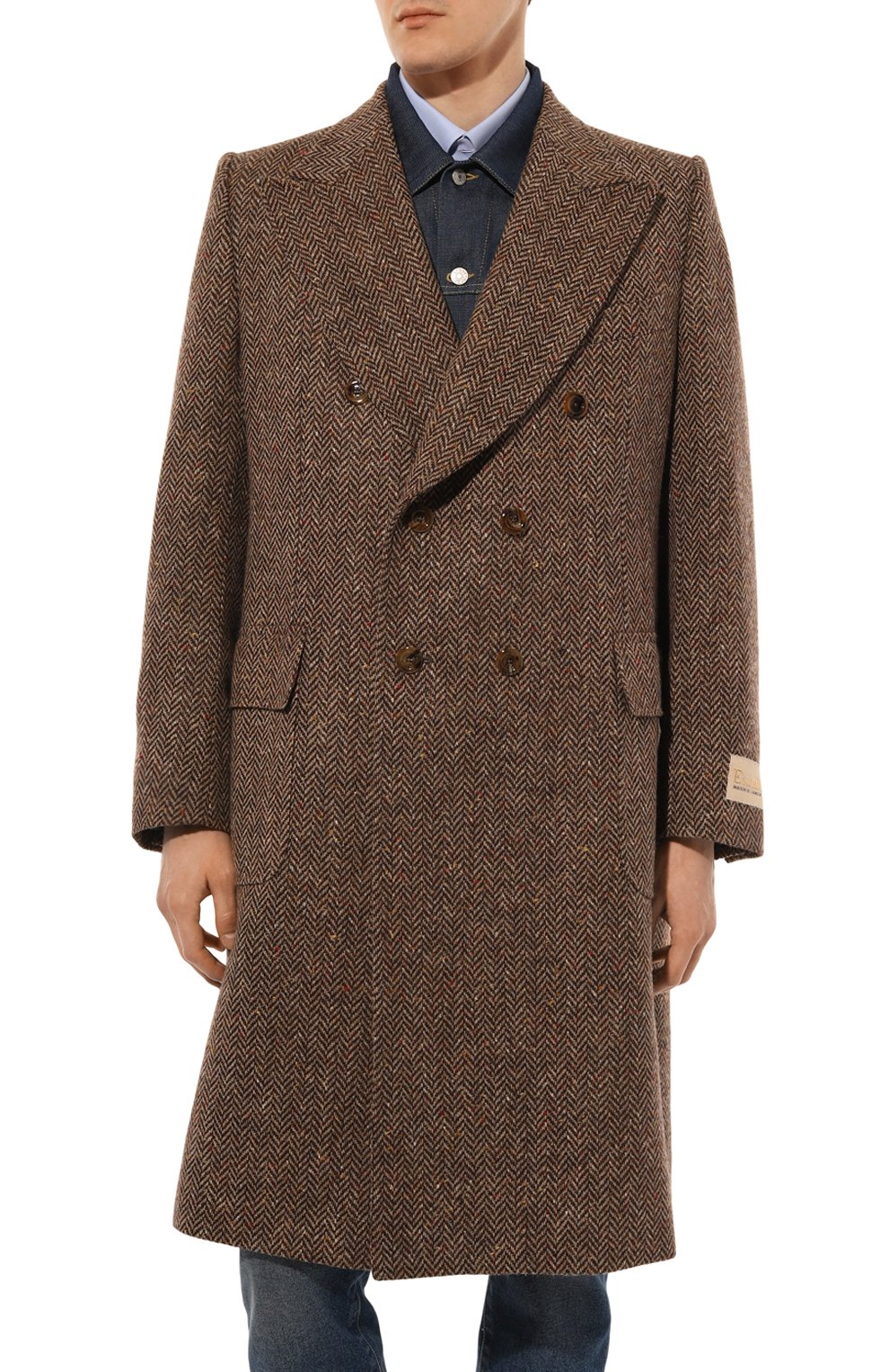 Пальто GUCCI коричневого цвета по цене 429120 руб., арт. 644450 ZAFUT, фото 3 Пальто GUCCI, арт. 644450 ZAFUT, фото 3