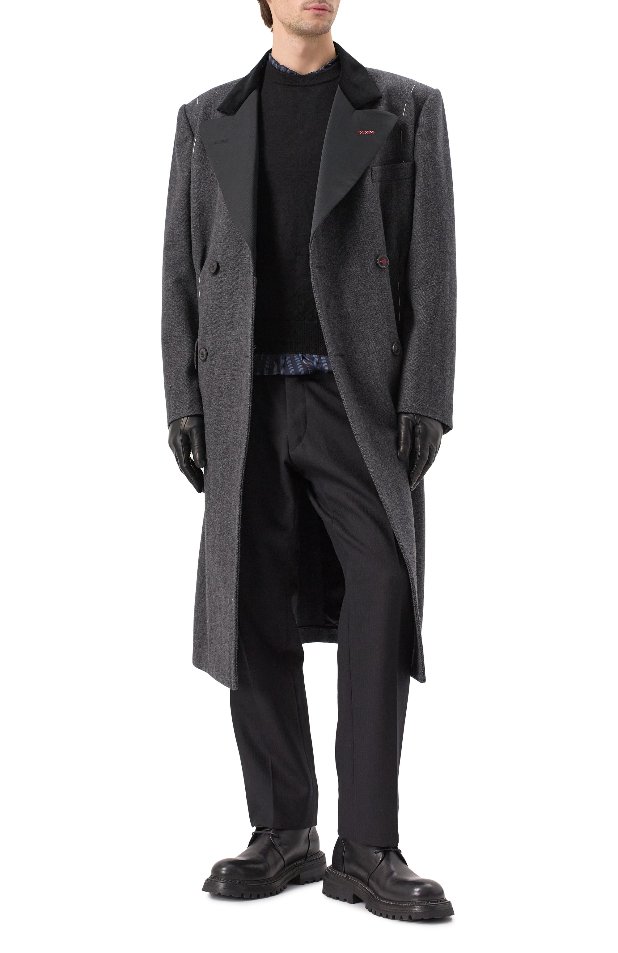 Шерстяные брюки MAISON MARGIELA, арт. SI1KA0010/S60307, фото 2