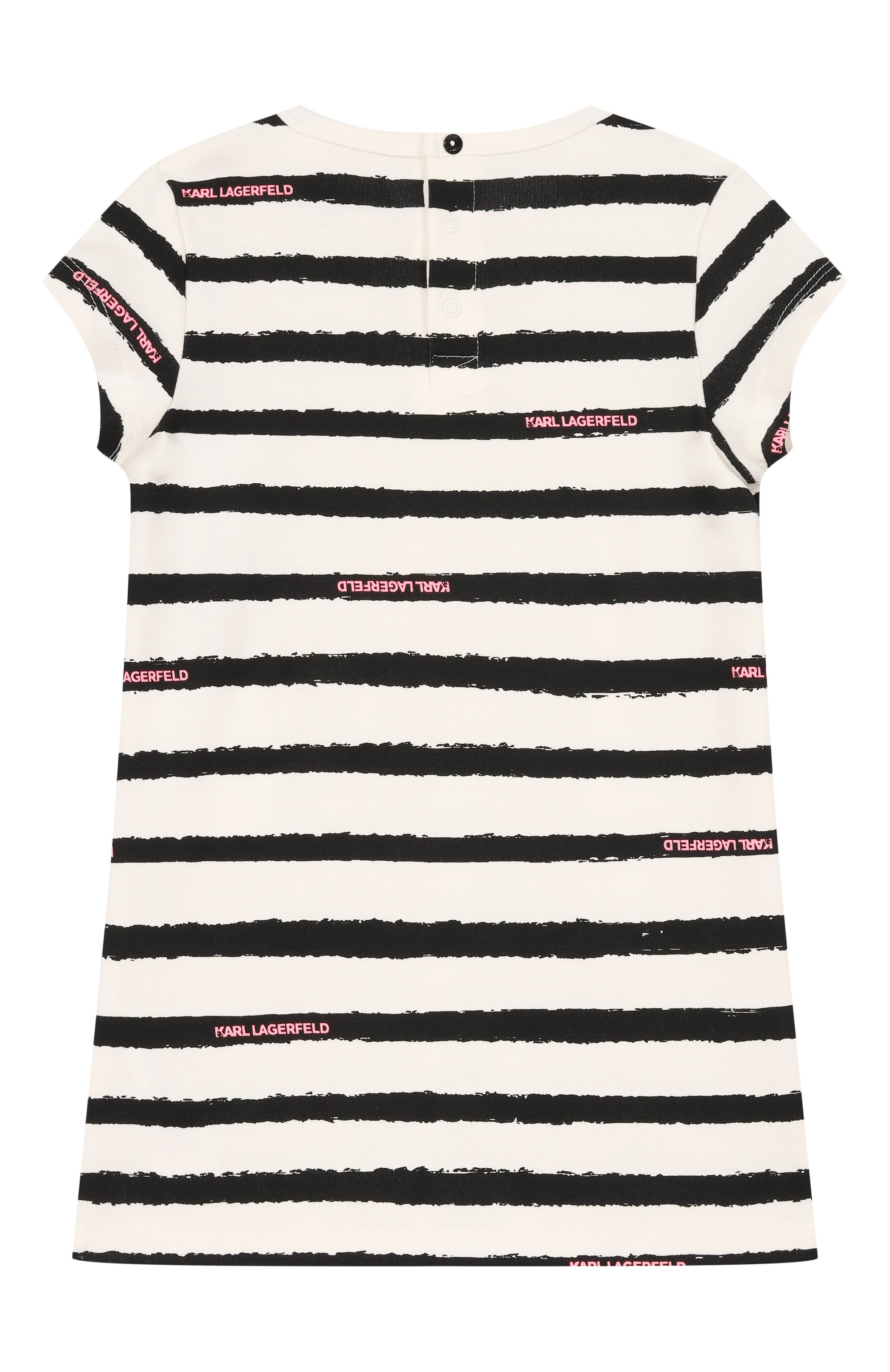 Хлопковое платье KARL LAGERFELD KIDS, арт. Z31058, фото 2