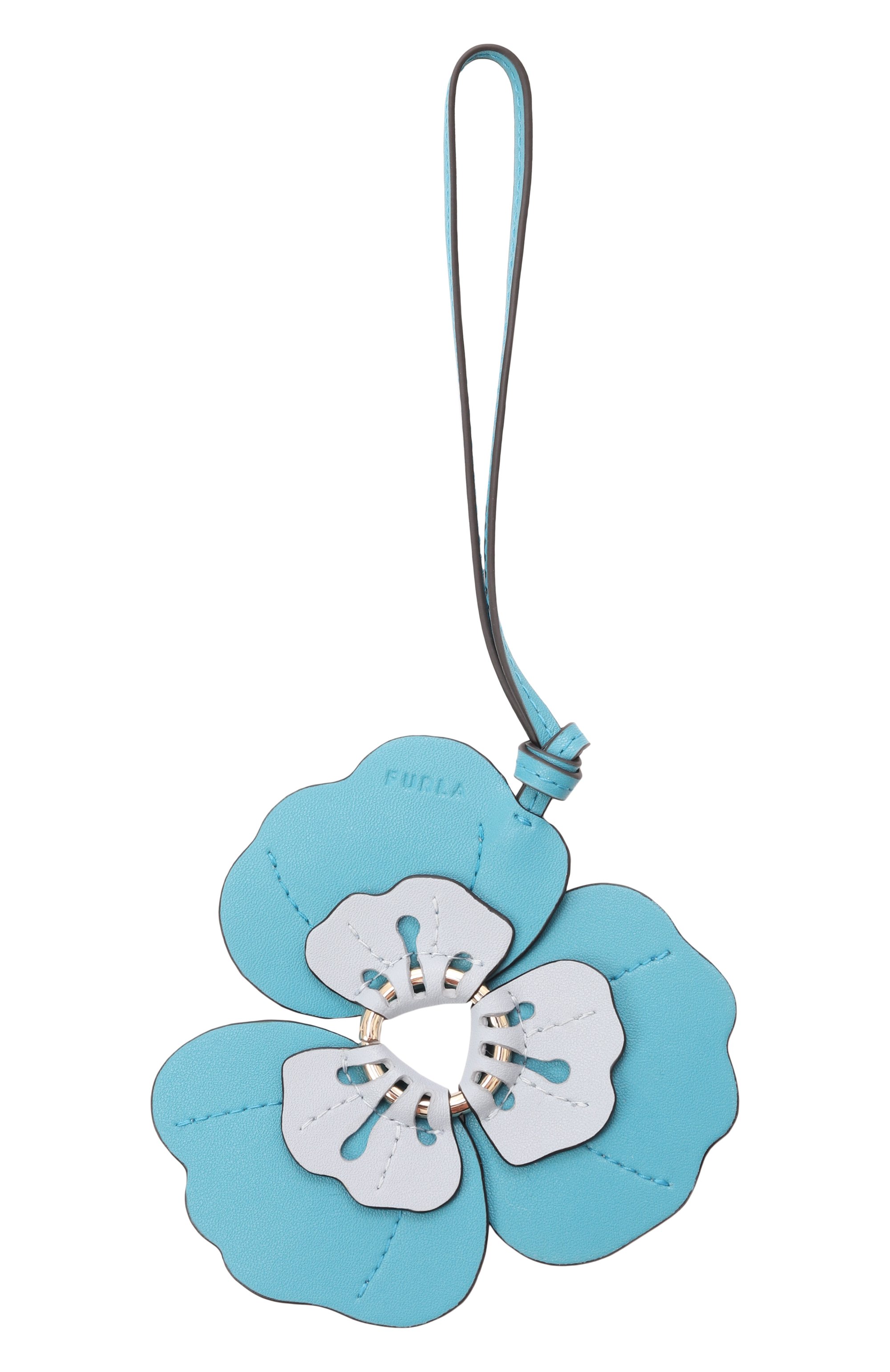 Брелок-шарм furla allegra FURLA голубого цвета по цене 8000 руб., арт. WK00271/BX3175, фото 1 Брелок-шарм furla allegra FURLA, арт. WK00271/BX3175, фото 1