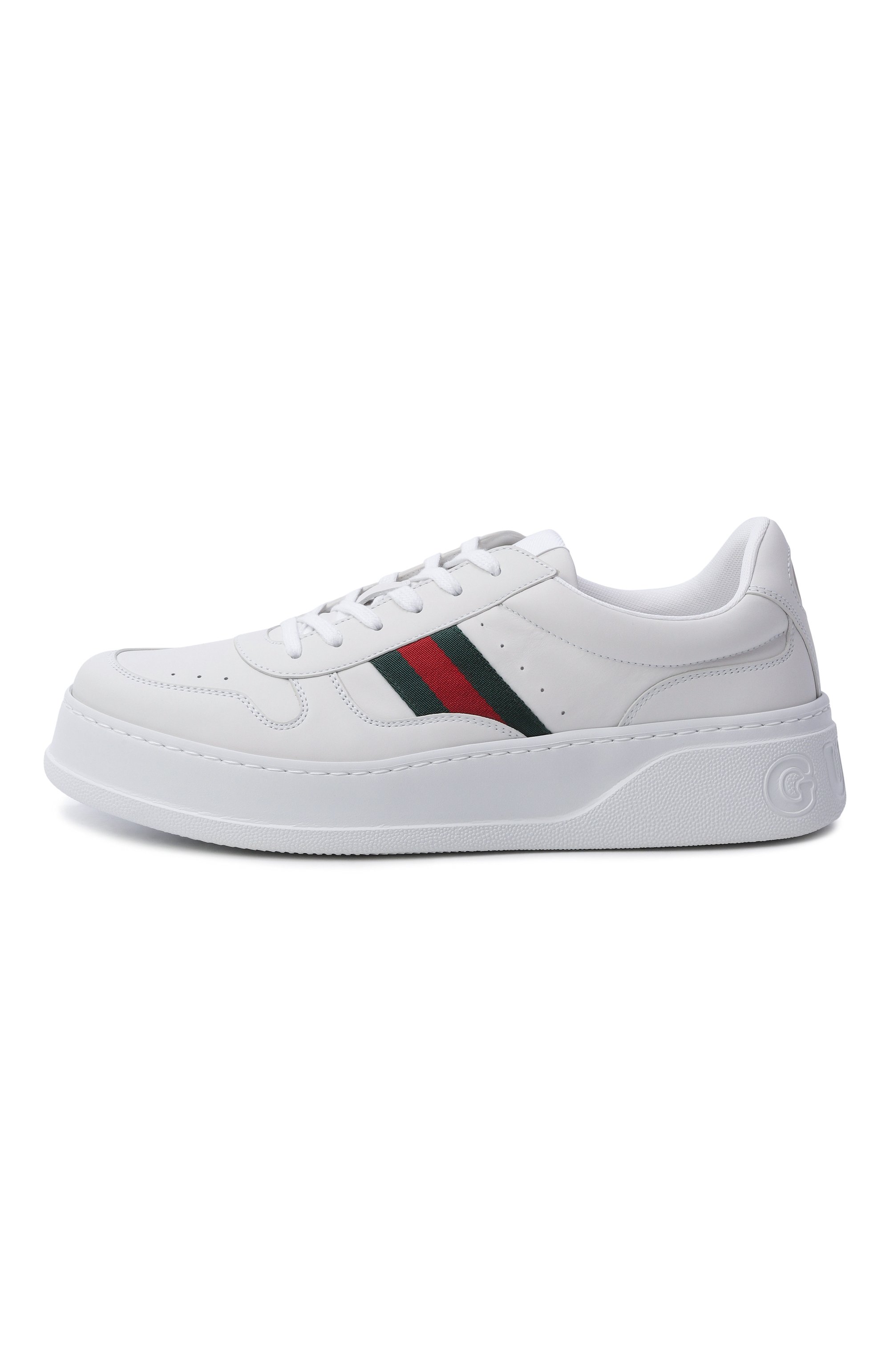 Кожаные кеды GUCCI, арт. 848317/UPG40, фото 3