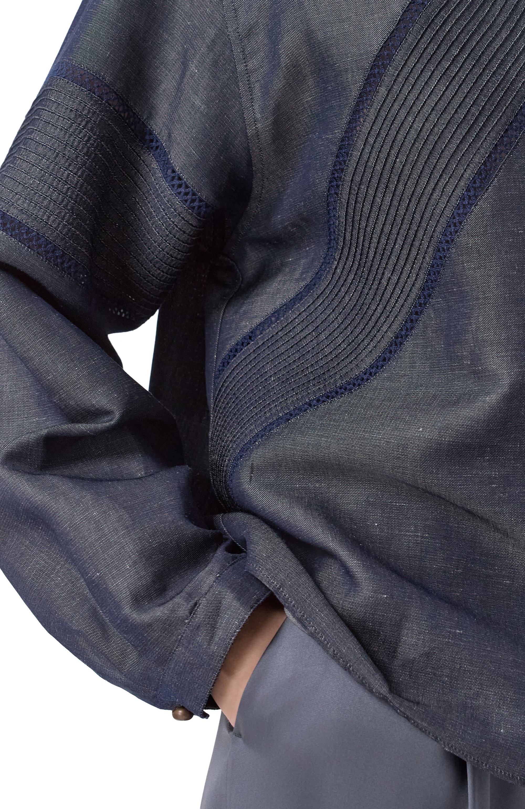 Куртка из лиоцелла и льна GIORGIO ARMANI, арт. GW003065/AF26110, фото 5