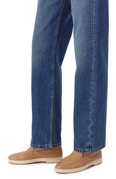 Кожаные лоферы SANTONI, арт. WUYG71436TISSWKA, фото 2