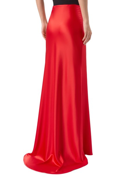Атласная юбка KITON красного цвета по цене 207000 руб., арт. D54221K04S7517, фото 4 Атласная юбка KITON, арт. D54221K04S7517, фото 4