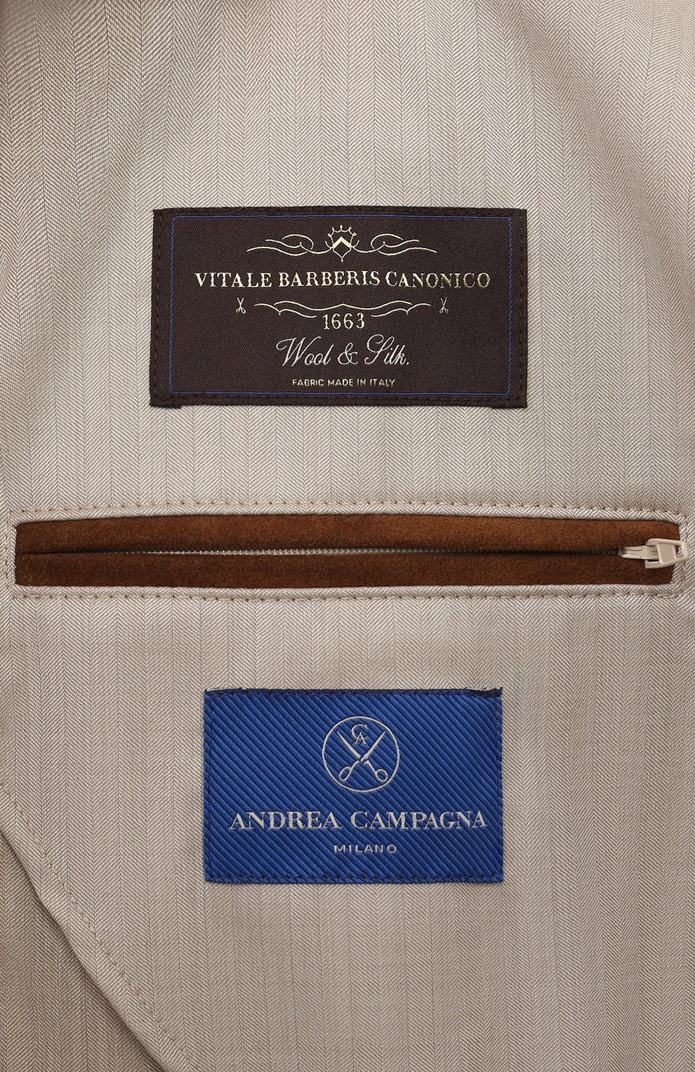 Бомбер из шерсти и шелка ANDREA CAMPAGNA, арт. BARNEYS/542.201, фото 6
