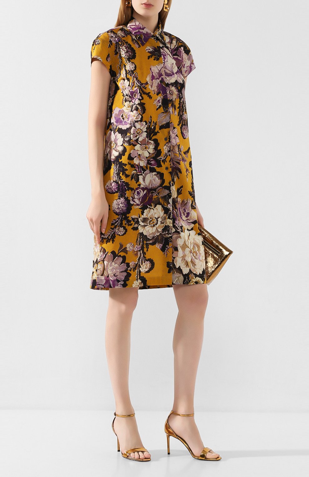 Хлопковое платье DRIES VAN NOTEN, арт. 201-11009-9400, фото 2
