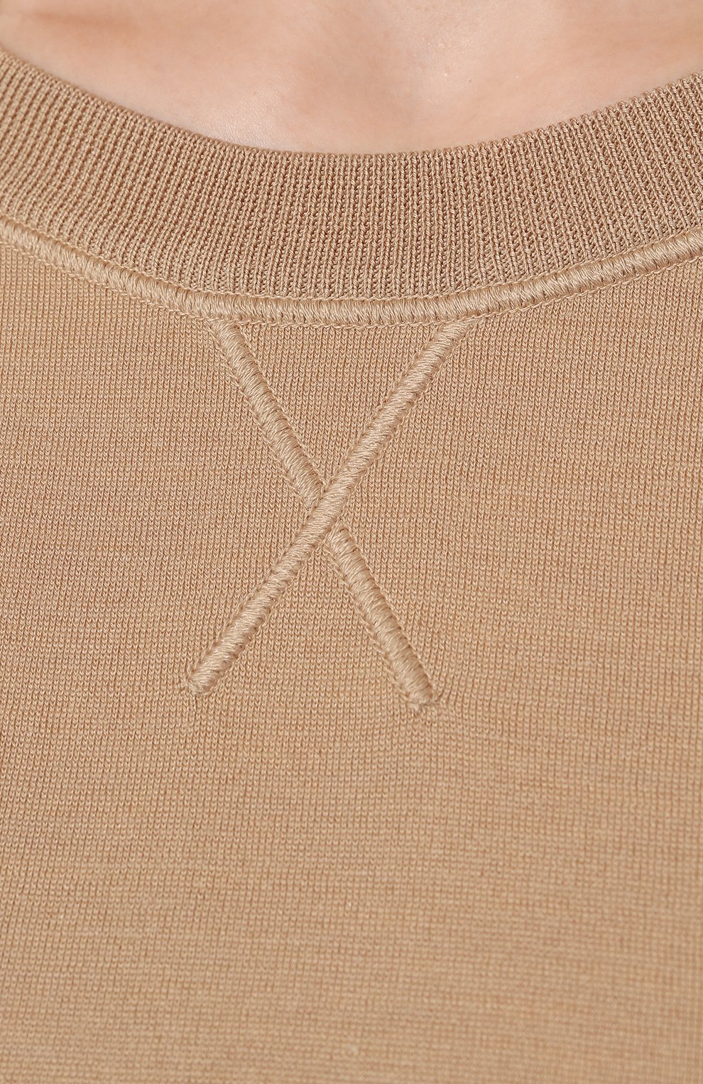 Свитшот из шерсти и шелка COSY SUNDAY бежевого цвета по цене 93300 руб., арт. S1-009-, фото 5 Свитшот из шерсти и шелка COSY SUNDAY, арт. S1-009-, фото 5