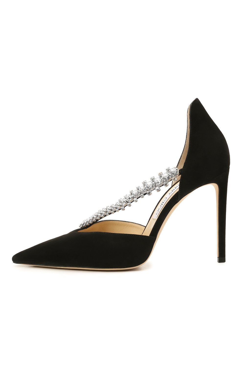 Замшевые туфли bee 100 JIMMY CHOO, арт. BEE 100/SIW, фото 4