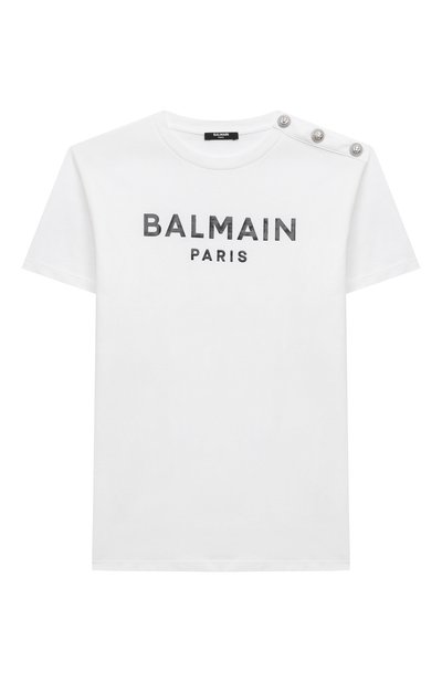 Хлопковая футболка BALMAIN, арт. BU8P21